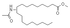 9-(or 10)-Acetamidostearic acid methyl ester - Effect factor 500