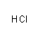 Hydrochloric acid - Effect factor 100