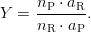 A=np*aK/nK*aP