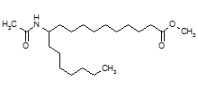 11-Acetamidostearic acid methyl ester - Effect factor 500